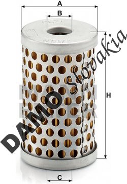 Olejový filter MANN FILTER H 53/3