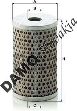 Filter servoriadenia MANN FILTER H 601/4