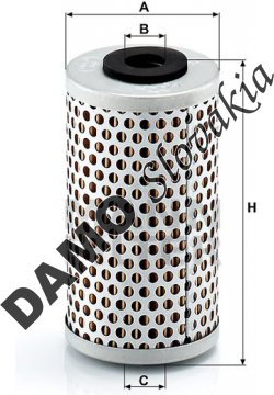 Filter servoriadenia MANN FILTER H 601/6