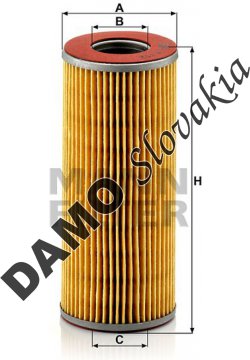Olejový filter MANN FILTER H 712 k