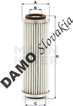 Filter hydrauliky MANN FILTER H 8009 x