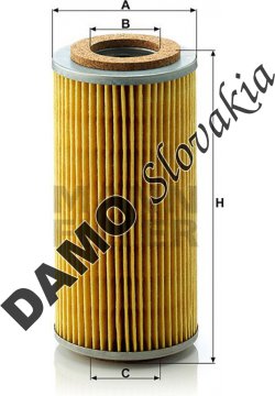 Olejový filter MANN FILTER H 804 x