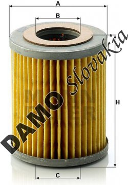 Olejový filter MANN FILTER H 813/1 x