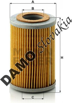 Olejový filter MANN FILTER H 816 x
