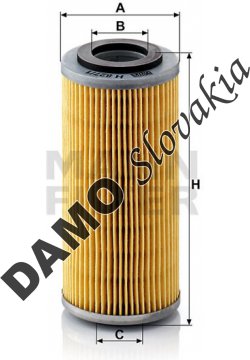 Olejový filter MANN FILTER H 827/1 n