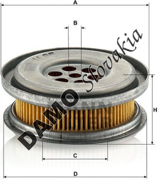 Filter servoriadenia MANN FILTER H 85