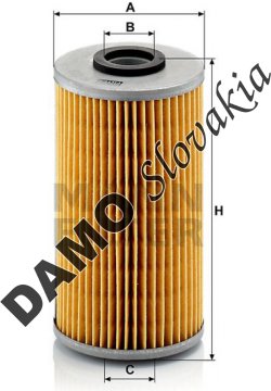 Olejový filter MANN FILTER H 939