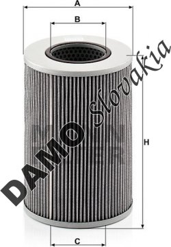 Filter hydrauliky MANN FILTER HD 1258