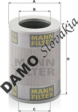 Filter hydrauliky MANN FILTER HD 15 001