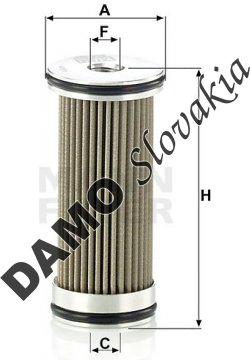 Filter hydrauliky MANN FILTER HD 266 x