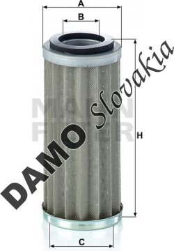 Filter hydrauliky MANN FILTER HD 5002