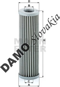 Olejový filter MANN FILTER HD 5006