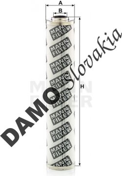 Filter hydrauliky MANN FILTER HD 751