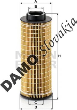 Olejový filter MANN FILTER HU 1072 x