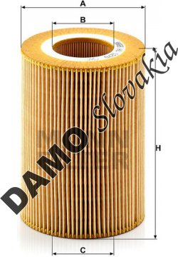 Olejový filter MANN FILTER HU 1270 x