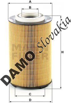 Olejový filter MANN FILTER HU 1291/1 z