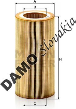 Olejový filter MANN FILTER HU 1297 x