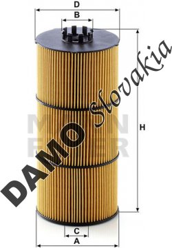 Olejový filter MANN FILTER HU 12 001 z