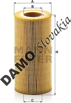 Olejový filter MANN FILTER HU 12 103 x