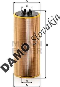 Olejový filter MANN FILTER HU 12 110 x