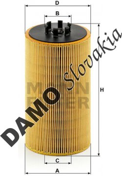 Olejový filter MANN FILTER HU 13 125/3 x