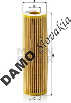 Olejový filter MANN FILTER HU 514 x