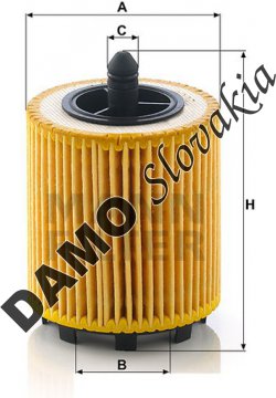 Olejový filter MANN FILTER HU 6007 x