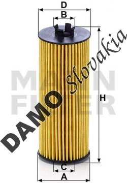 Olejový filter MANN FILTER HU 6009 z