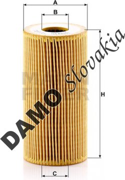 Olejový filter MANN FILTER HU 6011 z