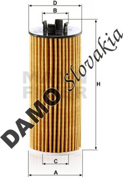 Olejový filter MANN FILTER HU 6015 z KIT