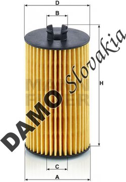 Olejový filter MANN FILTER HU 6018 z