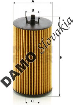 Olejový filter MANN FILTER HU 6019 z