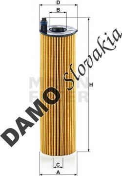 Olejový filter MANN FILTER HU 6020 z