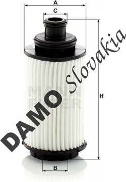 Olejový filter MANN FILTER HU 6023 z