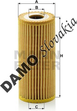 Olejový filter MANN FILTER HU 615/3 x