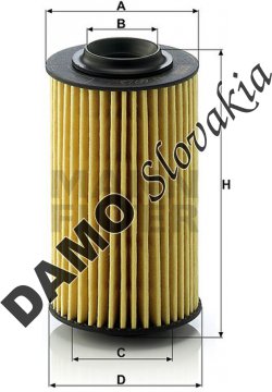 Olejový filter MANN FILTER HU 69/3 x