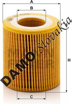 Olejový filter MANN FILTER HU 7002 z