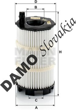 Olejový filter MANN FILTER HU 7005 x