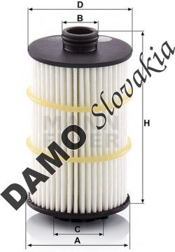 Olejový filter MANN FILTER HU 7024 z