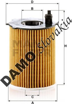 Olejový filter MANN FILTER HU 7033 z
