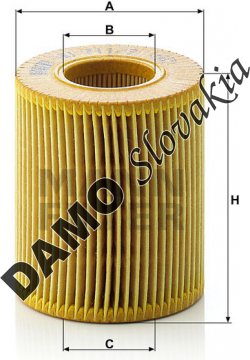 Olejový filter MANN FILTER HU 711/2 x
