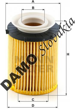 Olejový filter MANN FILTER HU 711/6 z