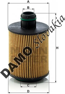 Olejový filter MANN FILTER HU 712/11 x