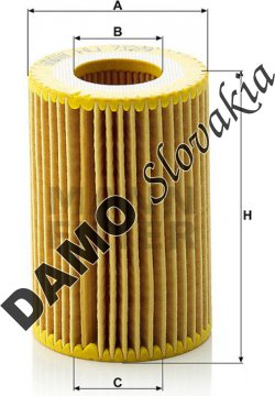 Olejový filter MANN FILTER HU 712/9 x