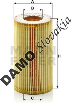 Olejový filter MANN FILTER HU 718/1 y