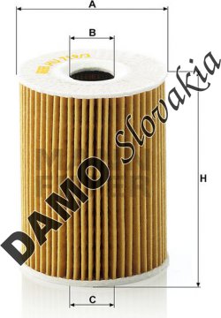 Olejový filter MANN FILTER HU 719/3 x