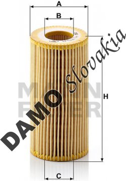 Olejový filter MANN FILTER HU 719/8 y