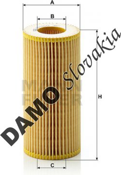 Olejový filter MANN FILTER HU 721/2 x