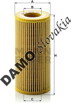 Olejový filter MANN FILTER HU 721/3 x