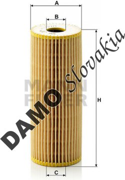 Olejový filter MANN FILTER HU 727/1 x